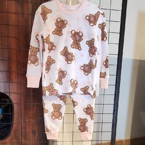 Charming Teddy Bear Kids Pajama Set